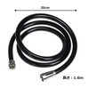 Sanei faucet [replacement shower hose shower hose black 1.6m PS30-86TXA-D