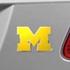 Fanmats 60539: Michigan Wolverines Heavy Duty Aluminum Embossed Color Emblem