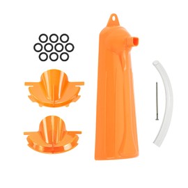 Oil Fill Funnels Primary Case Oil Filter Funnel Set with 10 Pack Primary Drain Plugs O-Rings Compatible with Harley Sportster Dyna Softail Touring