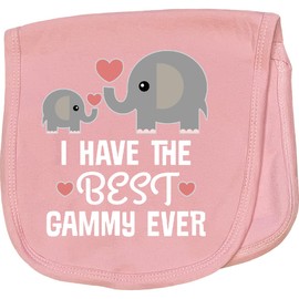 inktastic Best Gammy Ever Grandchild Baby Burp Cloth Pink 2de46