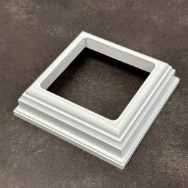 Barrette Outdoor Living New England 4" White Trim Ring, Post Base 73018130