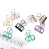 Hollow Binder Clips, Portable Firm Paper Dovetail Clip, for Office
