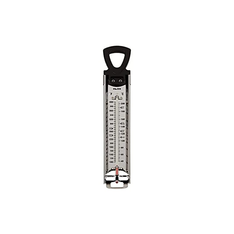 IBILI TERMOMETRO DE AZUCAR, Stainless Steel, Silber/schwarz/transparent, 30 x 10