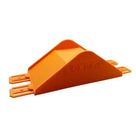 Jeff Did It! - Monster 2 Lane Table Top Jump - Compatible with 1:64 Scale Hot Wheels Monster Trucks - 3D Printed - Designed and Made in the USA (Orange)