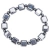 0.4in Terahertz Bracelet Rectangle Beads Good Thermal Conductivity Natural Terahertz