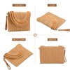 LHHMZ Women's Straw Clutch Purse Summer Handbags Shoulder Bags Woven