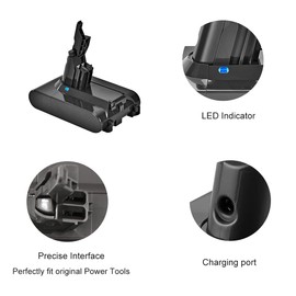 HeShunChang V7 Battery 21.6V 2000mAh Compatible V7 SV11 225403 229687 968670-06 Animal Motorhead Trigger