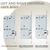 Bwintech 1 Piece Satin Nickel 7250 Mortice Lock with Two