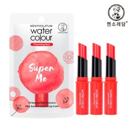 Mentholatum Watercolor Lip Balm Charming Red 3g x3 / 멘소래담 워터컬러 립밤 차밍레드 3g x3