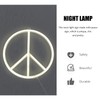Uonlytech Decor Signs LED Peace Sign Led Peace Symbol Neon
