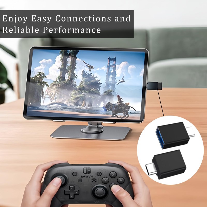 2PCS High-Speed Data Transfer USB C to USB Adapter: USB