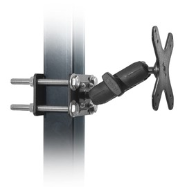 iBOLT VESA 75x75 mm/ 100x100 mm BizMount Monitor Pillar Bracket Mount for Warehouse Vehicles, Inventory Management, and Material Handling