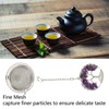 Tea Infuser Artificial Crystal Stone Tea Strainer Stainless Steel Diffuser