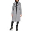 Kenneth Cole Women's Wool Blend Overcoat, Military Grey, X-Small