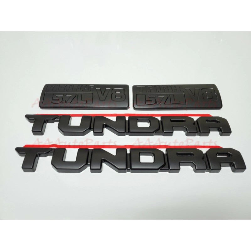 Toyota OEM 4PCS SET BLACKOUT EMBLEMS OVERLAY KIT 2014-2021 TOYOTA