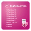 Sluu Multivitamnico Mujer Gomitas cido Flico, Hierro, Calcio, Vitamina B12,