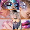 9pz Body Glitter Maquillaje Cabello Cuerpo Brillos Colores