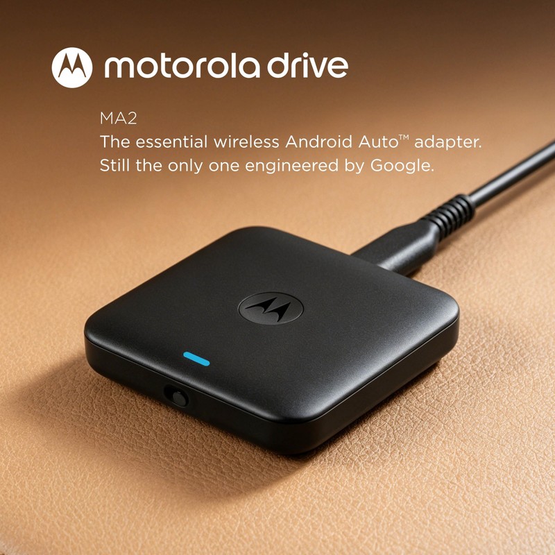 Motorola Drive MA2 Wireless Android Auto Adapter – Engineered by