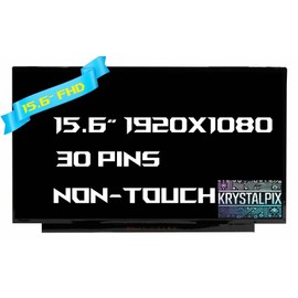 New KrystalPix LCD Display FITS- Replacement Panel for HP M31117-001 L51625-2D1 M03151-LD1 M31096-001 LM156LFCL03 30 pins Screen Display 15.6" FHD 1920X1080 LCD LED Non-Touch Screen New