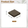 uxcell Felt Furniture Pads, 32Pcs 0.98" x 0.98" Adhesive Backed