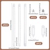 UNICRAFTALE Pottery Gauge Throwing Tool White Pottery Height Measuring Ruler