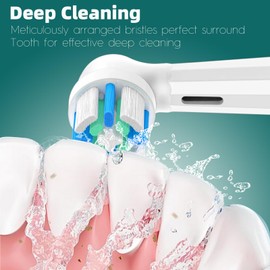 Replacement Heads Compatible with Oral B iO Toothbrush, for Oral B iO 2/3/4/5/6/7/8/9/10 Series Electric Toothbrushes, Medium Softness for Protect Teeth and Gums, 10 Pack, White