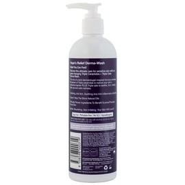 Hope's Relief Derma Wash with Triple Oats & Triple Ceramides for Dry Skin, Eczema, Psoriasis and Sensitive Skin, 350ml