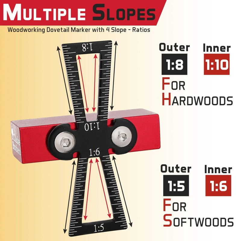 Dovetail Marker – Wood Dovetail Tool – Woodworking Hand Tool
