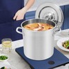 22 Quart Large Stock Pot with Lid, 304 Food Grade