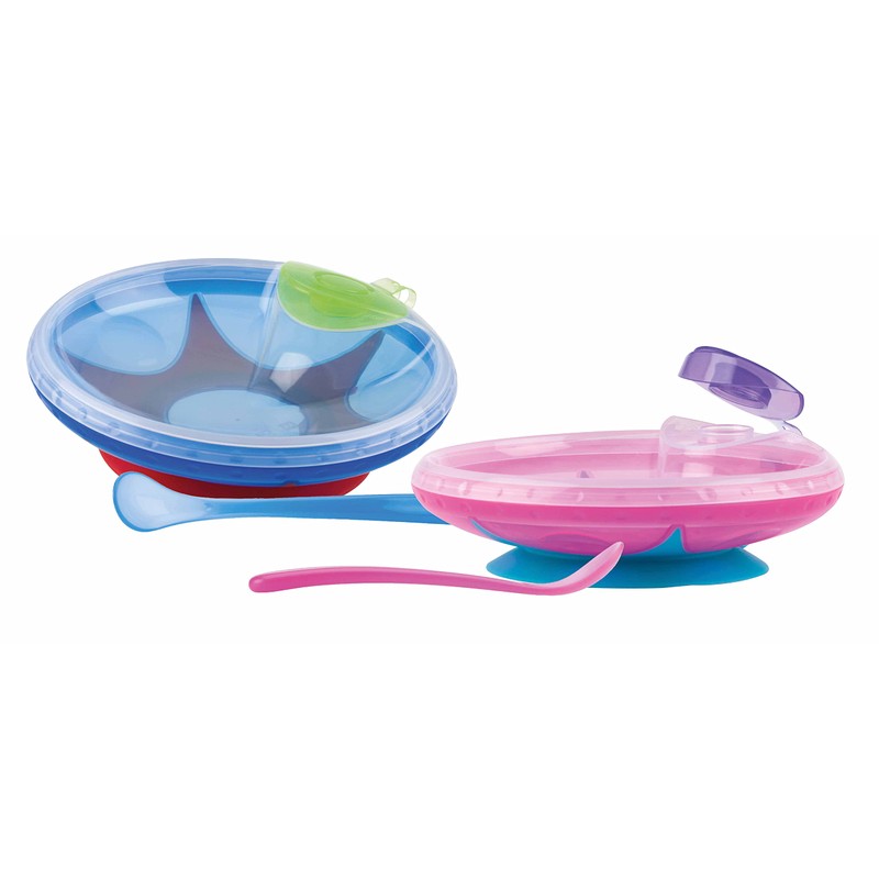 Nuby id5342blue – Hot Water Plate with Suction Cup and