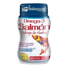 Solanum Omega 3 Salmón Salvaje De Alaska 60 Capsulas Sfn
