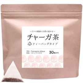 Tsukinofumoto Additive-Free Chaga Tea Bag Type 30 Packets 100% Made in Russia Made in Japan