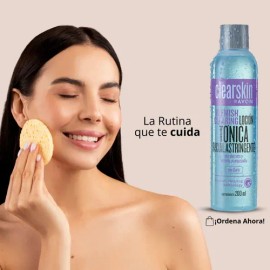 Loción Tónica Facial Avon Clearskin Piel Normal con Ácido Salicílico 200mL