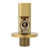 Faucet Angle Valve Brass Gold Water Angle Valve Bathroom Water