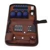 6 in 1 Golf Accessory Bag PU Leather with Tees