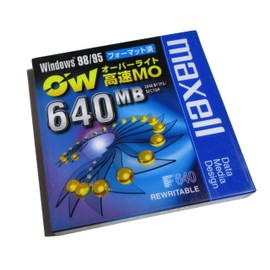 maxell 1 x 3.5" 640MB MO Disk (Windows Format with Overwriting) RO-M640.WIN.B1P