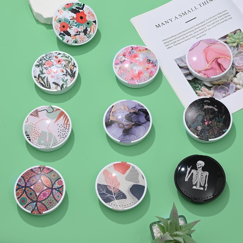 TIHYWR Retainer Case, Denture & Orthodontic Aligner Case With Mirror