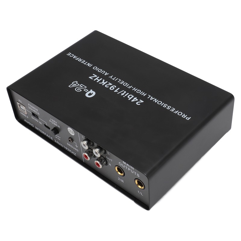 Sound Interface Professional 48V Phantom Power DSP Effect 24 Bit