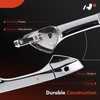 A-Premium Front Left Driver Side Exterior Door Handle with Keyhole