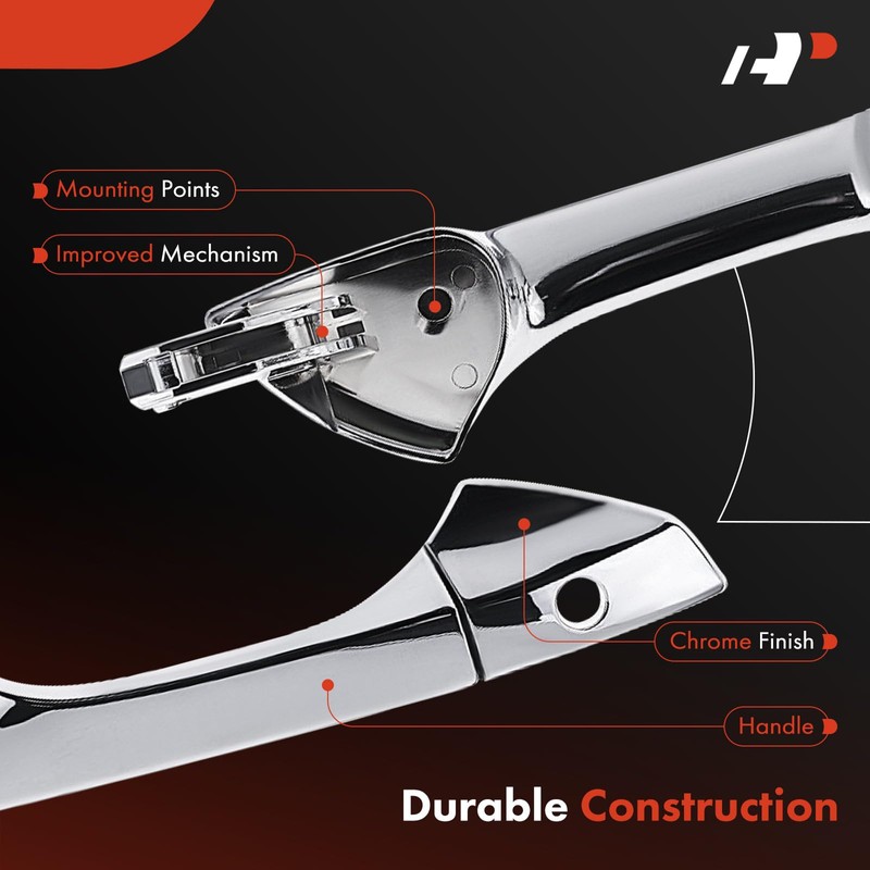 A-Premium Front Left Driver Side Exterior Door Handle with Keyhole