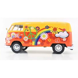 Maisto Volkswagen Type 2 Delivery Van Die-cast 1:24 Scale | Flower Power