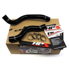 HPS (57-1200-BLK) Black Silicone Radiator Hose Kit for Honda Civic Non Si 1.8L
