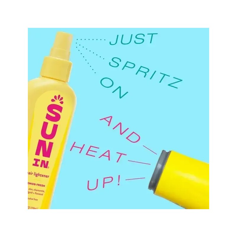 Aclarador De Cabello Sun in, Limón, 4.7 Onzas De Sun-in