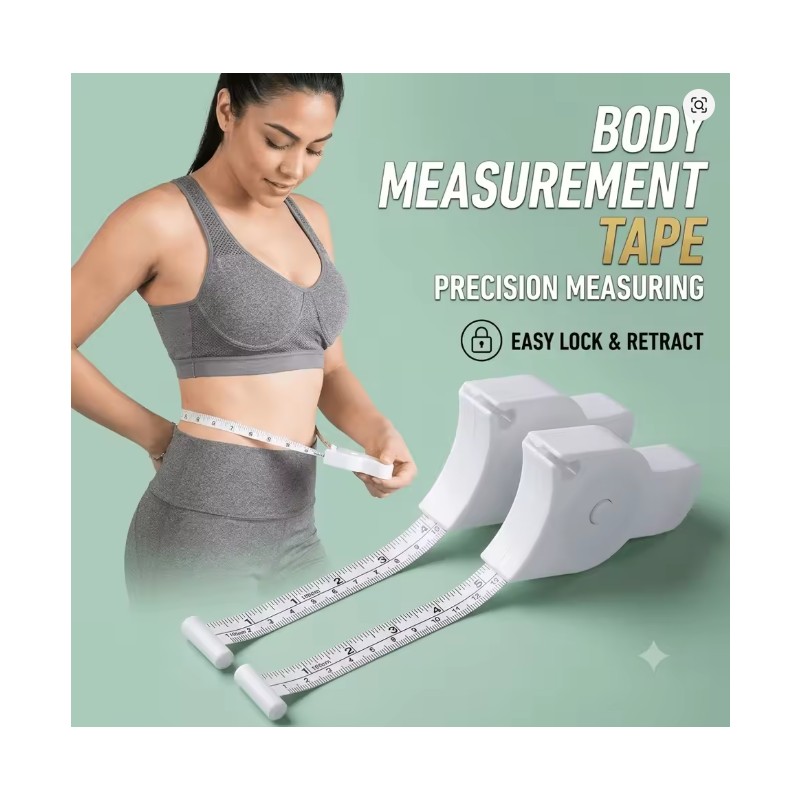 Retractable Body Measuring Tape for Body Circumference – Soft Fitness