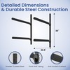FitiRoker Heavy-Duty Kayak Wall Rack, 200 lb Per Level, 2-4
