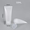 MORICOH 5 Empty Transparent Tubes Empty Cream Containers Cosmetic Containers