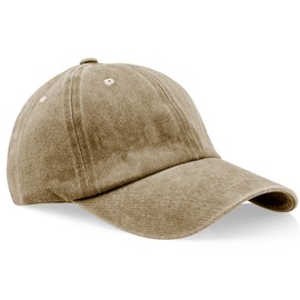 Folmywy Vintage Baseball Cap Retro Hats Adjustable Dad Hat Distressed Washed Khaki Cotton Soft Plain Blank Classic Fashion Golf Summer Versatile