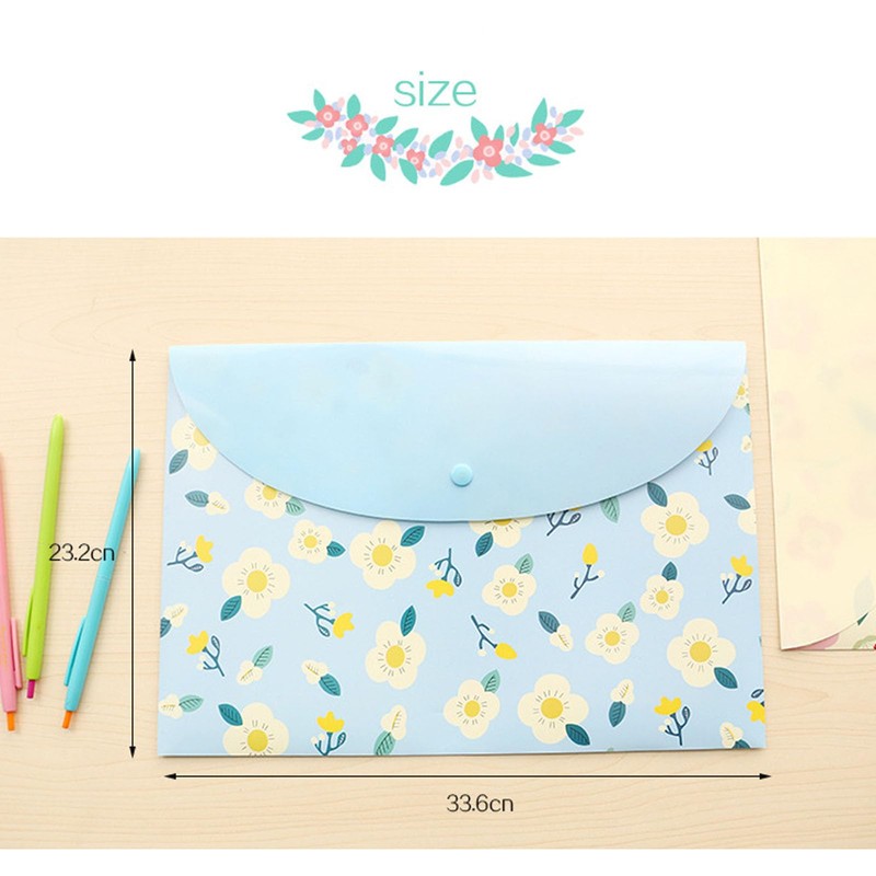 Oaygat 12PCS A4 Files Folder Document Bag PP Envelope Folder