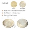 Hqlmzd Travertine Decorative Bowls For Home Decor (White)