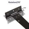 ASelected 4Pcs T Hinges12In Heavy Duty Gate Hinges Rustproof Powder